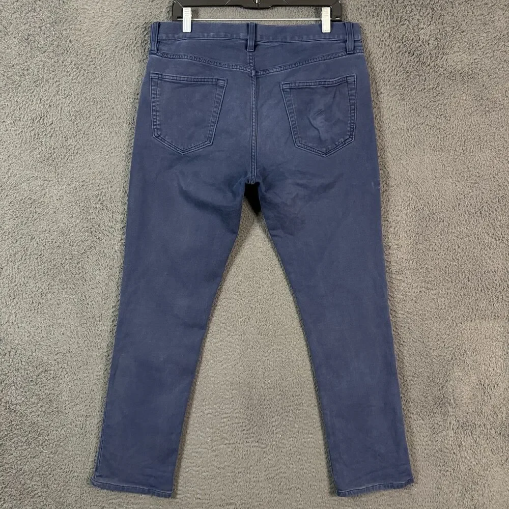 Banana Republic Traveler Jeans Mens 33x30 Blue Slim Fit Stretch Denim Pants